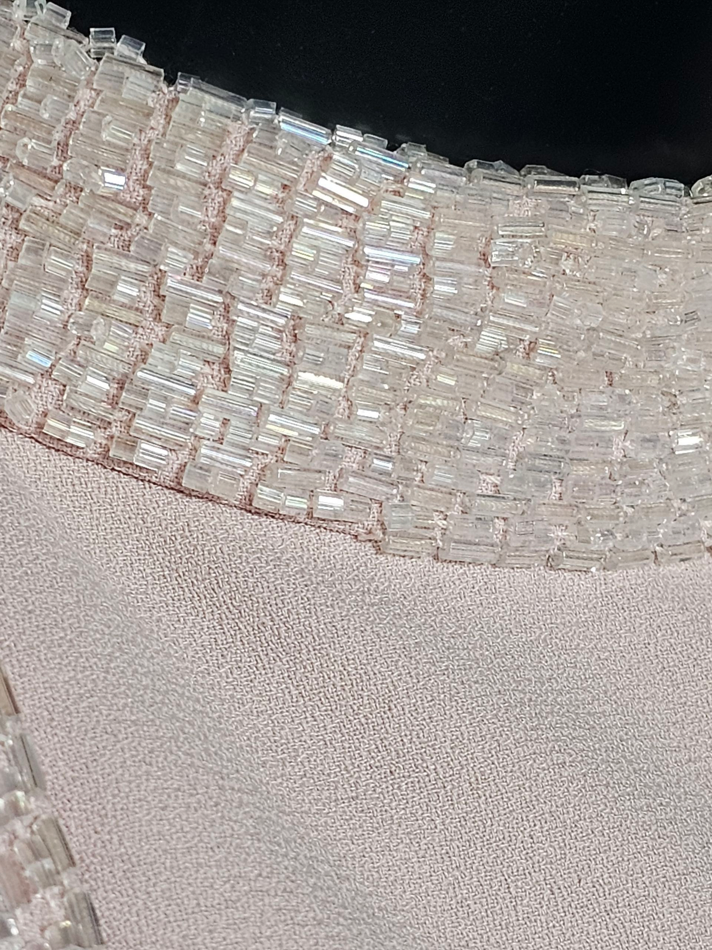 Soft Pink High Neck Sheath Formal Maxi Gown W/Jacket - Malas New York