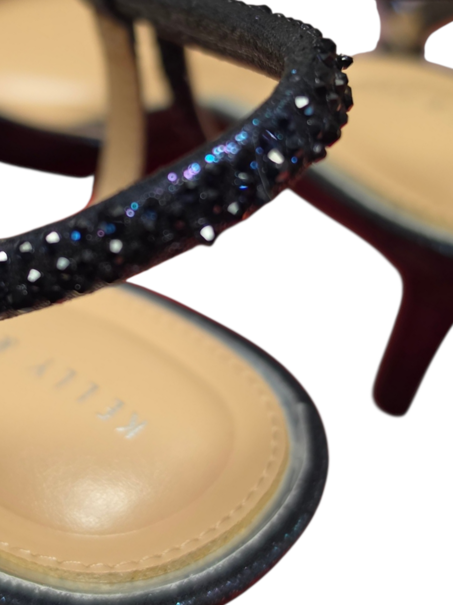Blue Shimmer Slingback Dress Shoes - Kelly & Katie