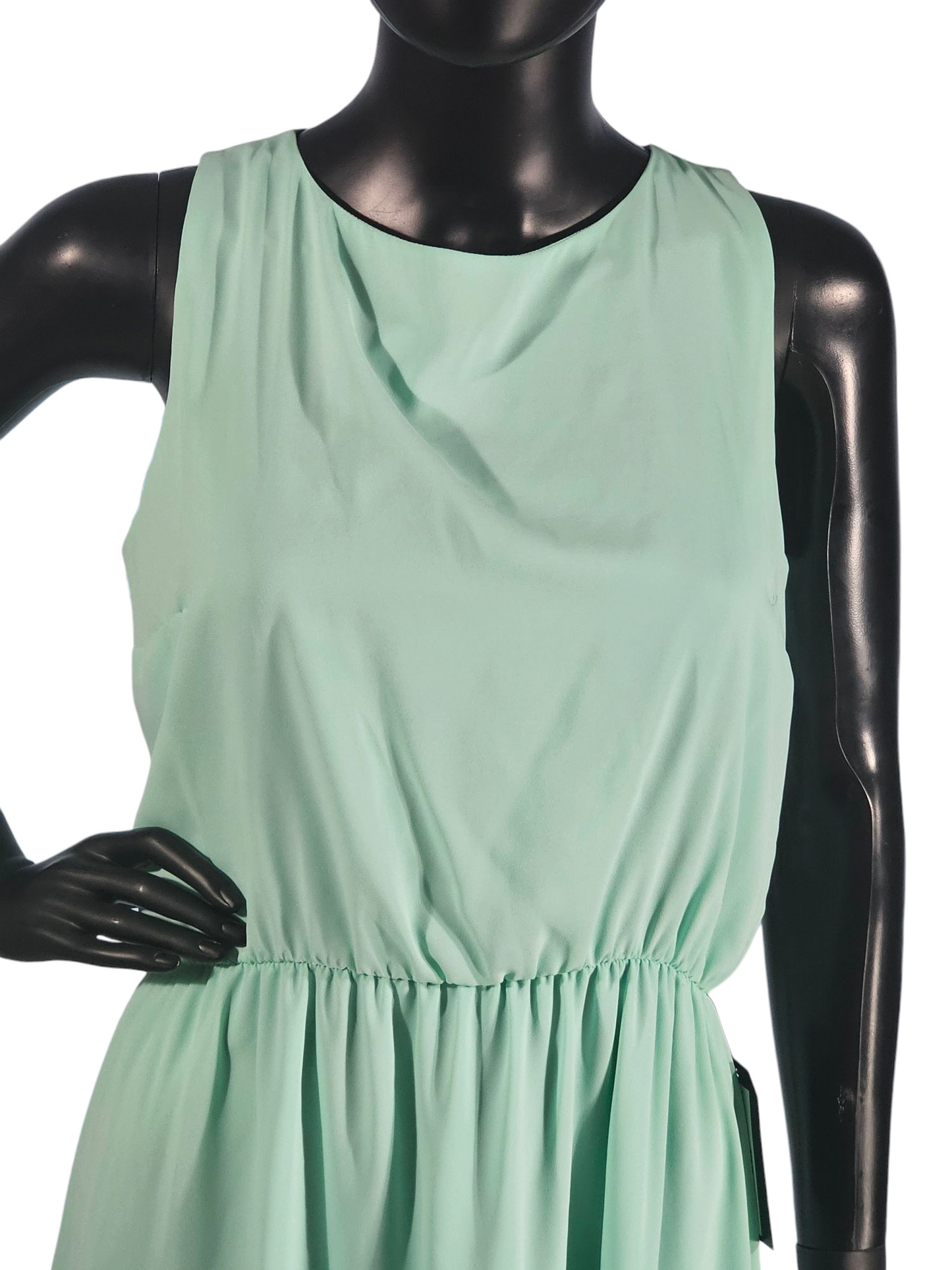 Turquois Chiffon High-Low Casual Dress - Charming Charlie