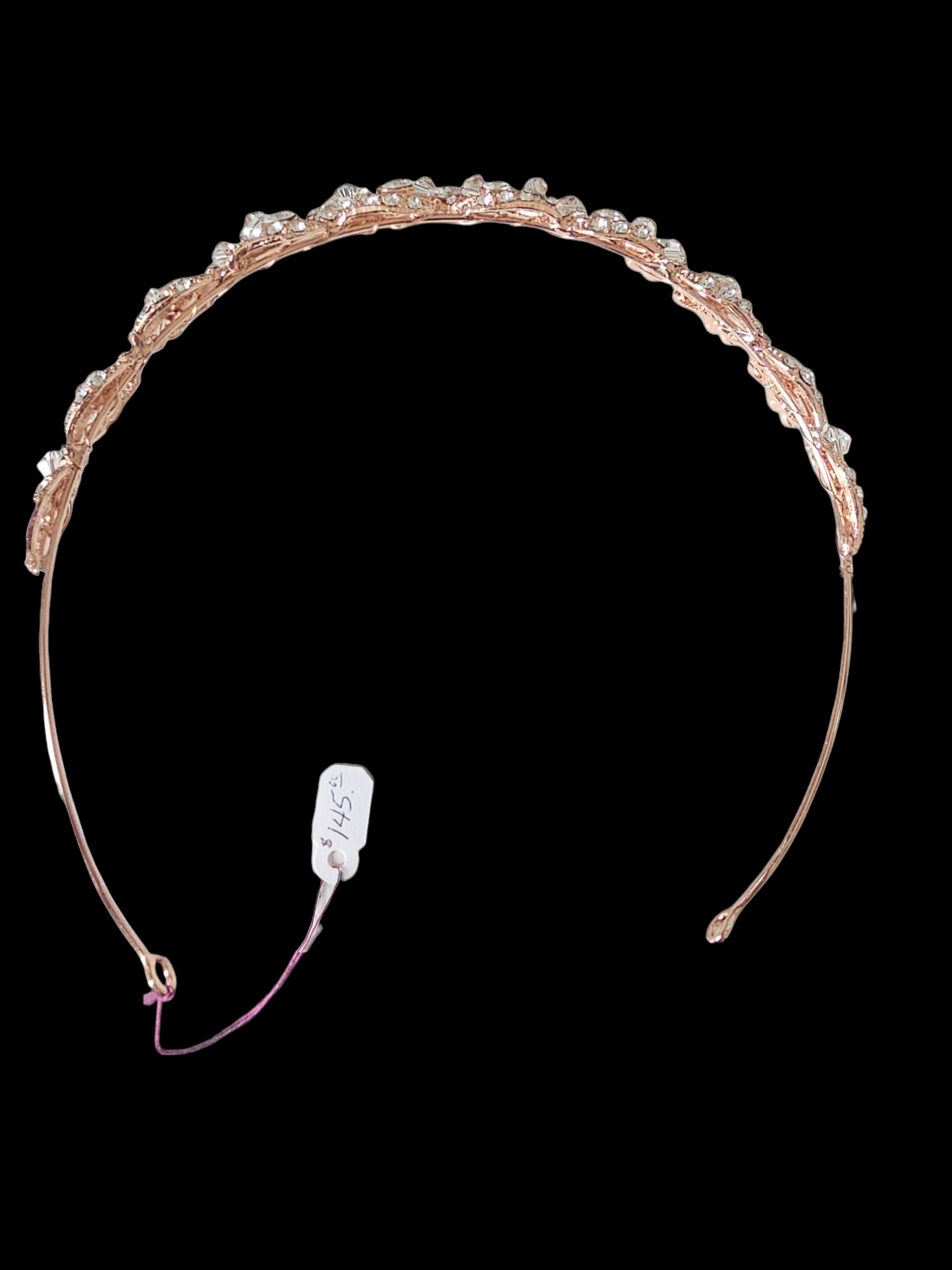 Rose Gold Crystal Tiara