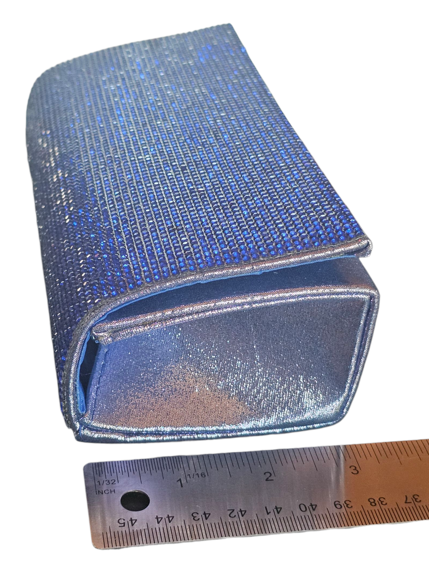 Royal Blue Crystal Clutch